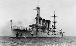 USS South Dakota, one of the Pennsylvania class