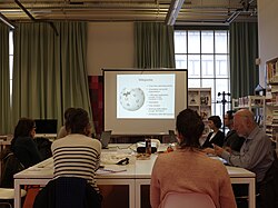 Wikipedia edit-a-thon at BLI:B, a public library in Brussels
