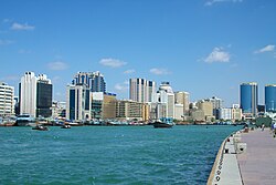 Dubai Creek, which separates Deira from Bur Dubai, played a vital role in the economic development of the city.