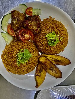 Jollof rice.