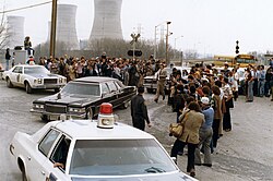 Carter at Three Mile Island nuclear accident, April 1979