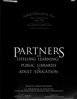Public Libraries and the Adult Education Act. 25 years.