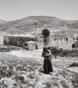Nabi Yahya Mosque, traditionally held as the burial site of John the Baptist, in Sebastia, near Nablus
