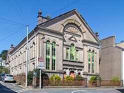 Capel Salem, a nonconformist chapel in Pwllheli, Wales. Unlike earlier types of chapel, this chapel is not attached to a larger place of worship.
