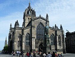 The High Kirk of Edinburgh, also known as St Giles' Cathedral