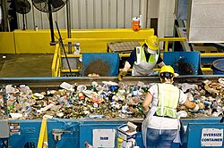 Single-stream recycling increases public participation rates, but requires additional sorting.