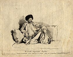 Portrait in Turkish costume of Turkey merchant Francis Levett (1700–1764), chief representative of the Levant Company at Constantinople, 1737–1750