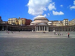 Piazza del Plebiscito in Naples