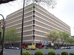 View of the Madrid office. Citi has had a presence in Spain for more than a century, and serves as the headquarters of Southern Europe.[232]
