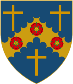 Coat of arms' escutcheon of the current lieutenant governor