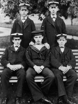Boys of The Royal Hospital School, Greenwich c.1900