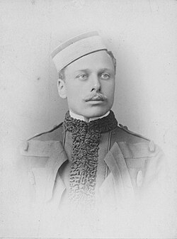 Age 23 in 1885, in his hussar's uniform