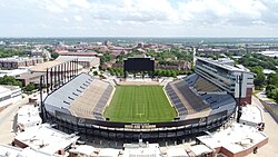 Ross-Ade Stadium, home of the Purdue Boilermakers, before the 2023 renovations