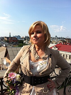 Maria Burmaka, one of the group of Ukrainian rock musicians who first became prominent at the Chervona Ruta festival in 1989