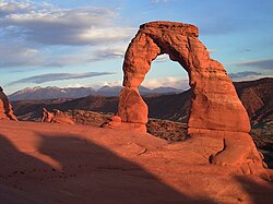 The Delicate Arch at Arches National Park
