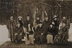 The Duke with his wife, daughter, and staff in 1913. He served as the Governor General of Canada from 1911 to 1916.