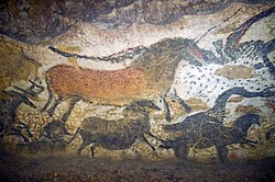 Reproduction of Lascaux artwork in Lascaux II