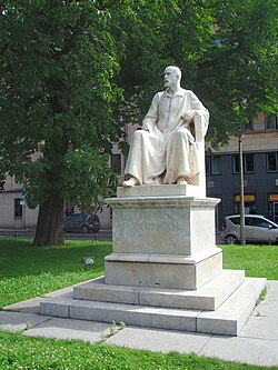 Monument to Robert Koch on his name square in Berlin