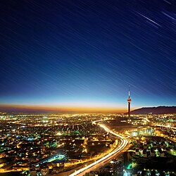 Tehran, the capital of Iran since the Qajar Empire, and the most populous city in West Asia.[9][10]