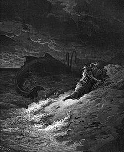 Jonah Cast Forth by the Whale (1874) by Gustave Doré
