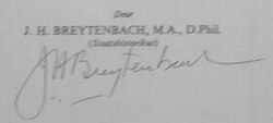 Signature of J.H. Breytenbach.