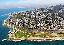Western Haifa from the air