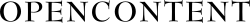 Open Content Project logo, 1998