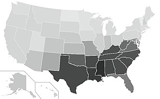 Frequency of either "Y'all" or "You all" to address a group of two or more people, according to an Internet survey of American dialect variation[52]