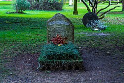 Borges's grave, Cimetière des Rois, Plainpalais, Geneva