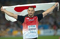 Koji Murofushi of Japan won the men's hammer