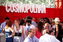 Cosmopolitan stand at The Brandery fashion show (Barcelona, 2010)