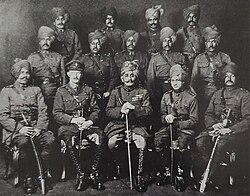 Officers of the Jodhpur Lancers in England