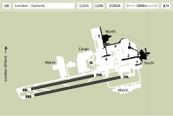 Airport map (as of 2024)