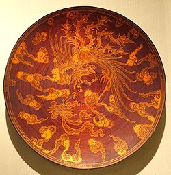 Lacquer plate, Nam Định province, Vietnam, Nguyễn dynasty