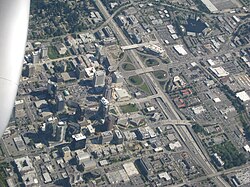 I-405 as seen from the air
