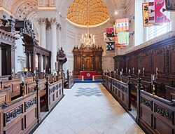 The chapel of the Order of St Michael and St George in St Paul's Cathedral, London