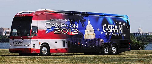 C-SPAN Digital Bus, which tours the U.S. educating the public about C-SPAN resources