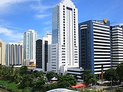 Buildings on Tancredo Neves Avenue