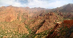 A section of the Anti-Atlas near Tafraout