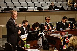 A meeting of the Hamilton City Council