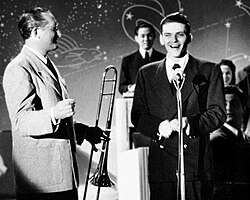 Sinatra and Tommy Dorsey in Ship Ahoy (1942)