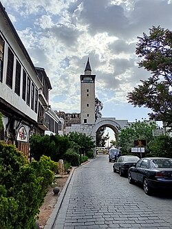 The Biblical Street called Straight of Damascus, leading to Bab Sharqi Gate