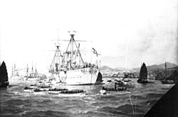Disembarkation of the landing force