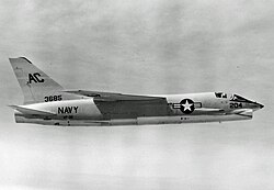 A VF-32 F8U-1 in 1958.