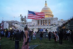 Pro-Trump protesters stormed the U.S. Capitol Building on January 6, 2021.