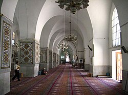 The interior of the Great Mosque of al-Nuri