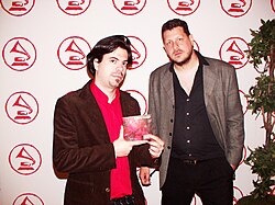 Tanghetto (Velázquez and Masri) at the 2005 Latin Grammy Awards ceremony, Los Angeles CA.