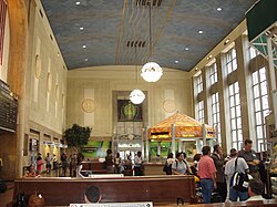 Newark Penn Station is the seventh busiest rail station in the U.S.