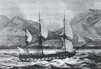 The Boudeuse, of Louis Antoine de Bougainville