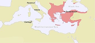 The Byzantine empire under John II Komnenos, c. 1143